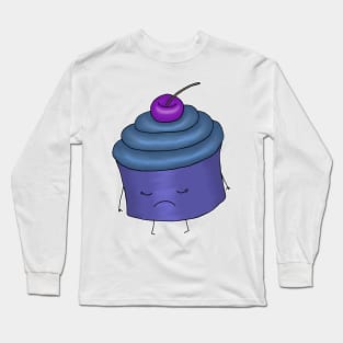 Sad Lil Cupcake Long Sleeve T-Shirt